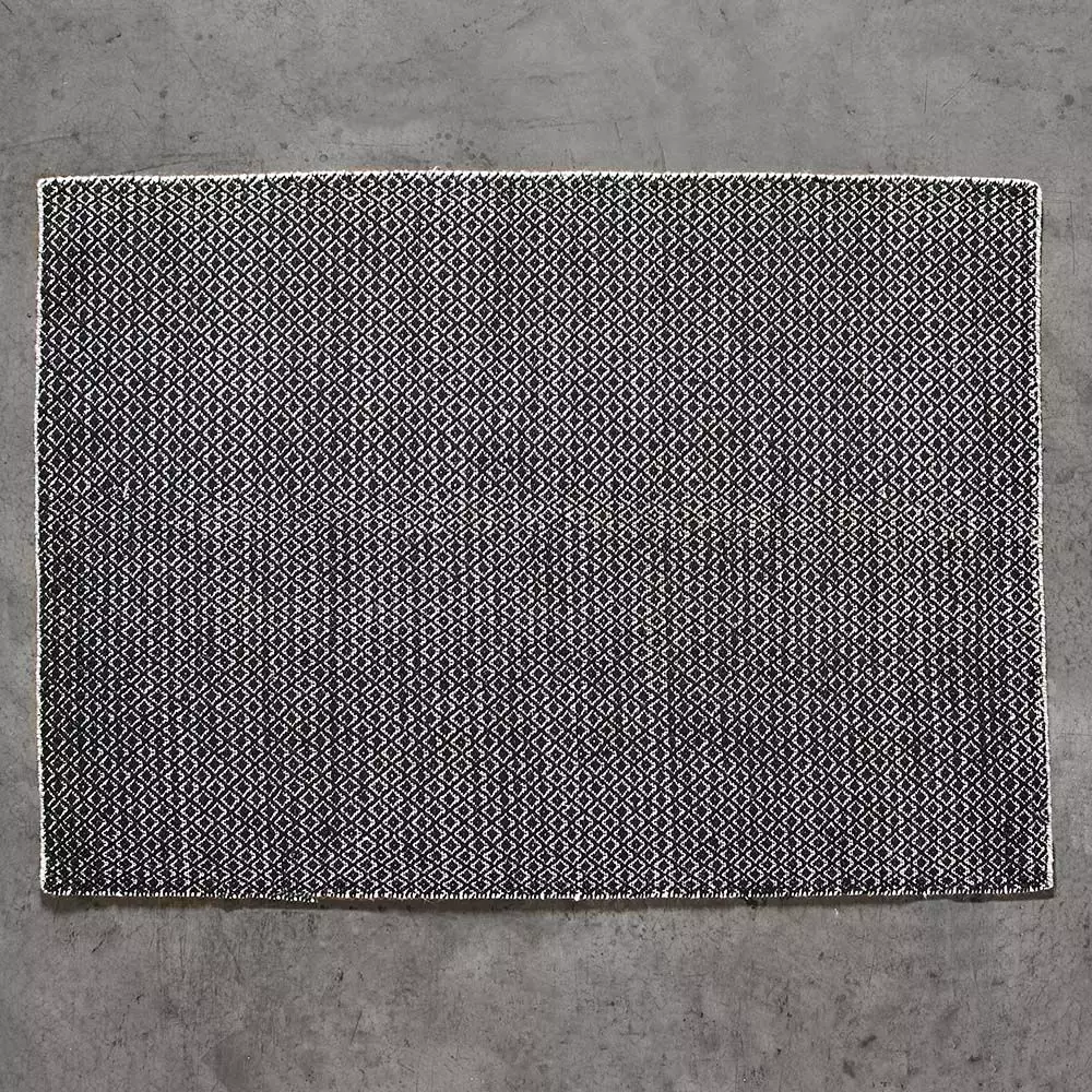 Jivika Rug - Ivory & Black 7 Jivika Rug - Ivory & Black - Image 5