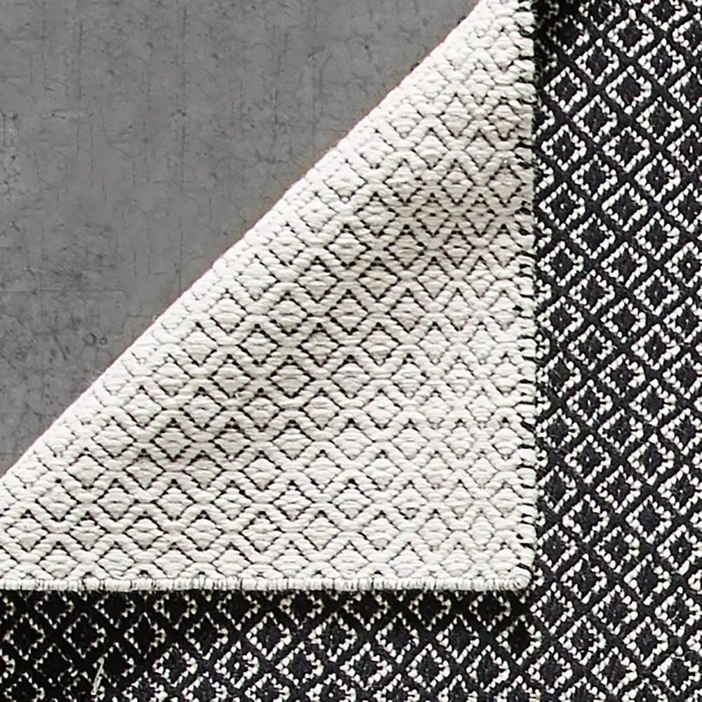 Jivika Rug - Ivory & Black 8 Jivika Rug - Ivory & Black - Image 6