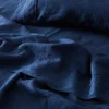 Antwerp Linen Flat Sheet - Navy -Home Furnishing Store 1117258626 a