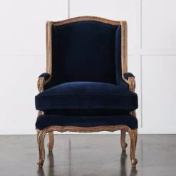 Khadi Indigo Armchair -Home Furnishing Store 1117259740 E