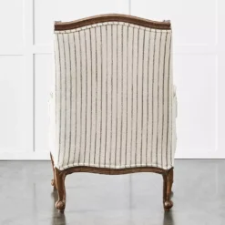 Khadi Hickory Stripe Armchair -Home Furnishing Store 1117261024 e