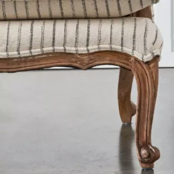 Khadi Hickory Stripe Armchair -Home Furnishing Store 1117261024 f