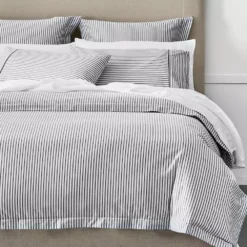 Parish Fitted Sheet - Black & White 6 Parish Fitted Sheet - Black & White -Home Furnishing Store 1117261278 a 1