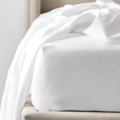 Alma Fitted Sheet - White