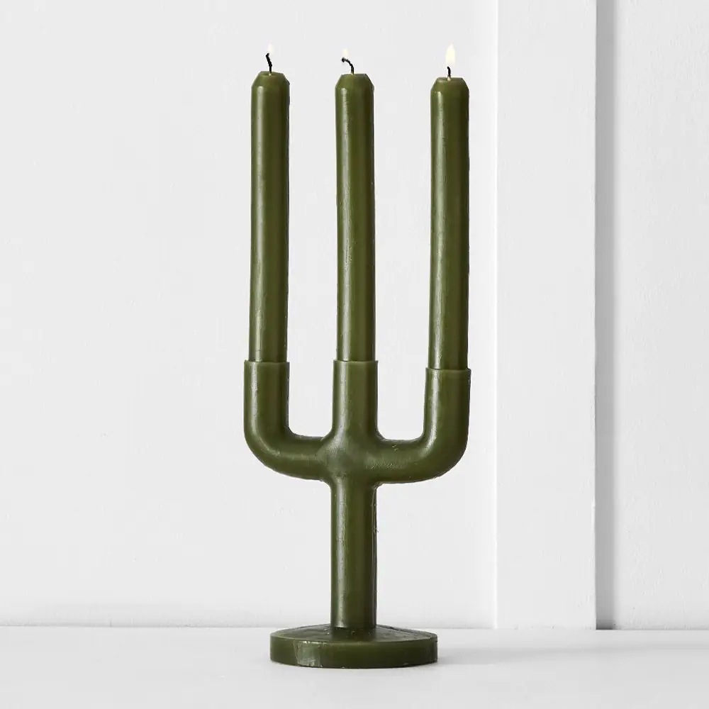 Festive Candlelabra Candle 3 Festive Candlelabra Candle