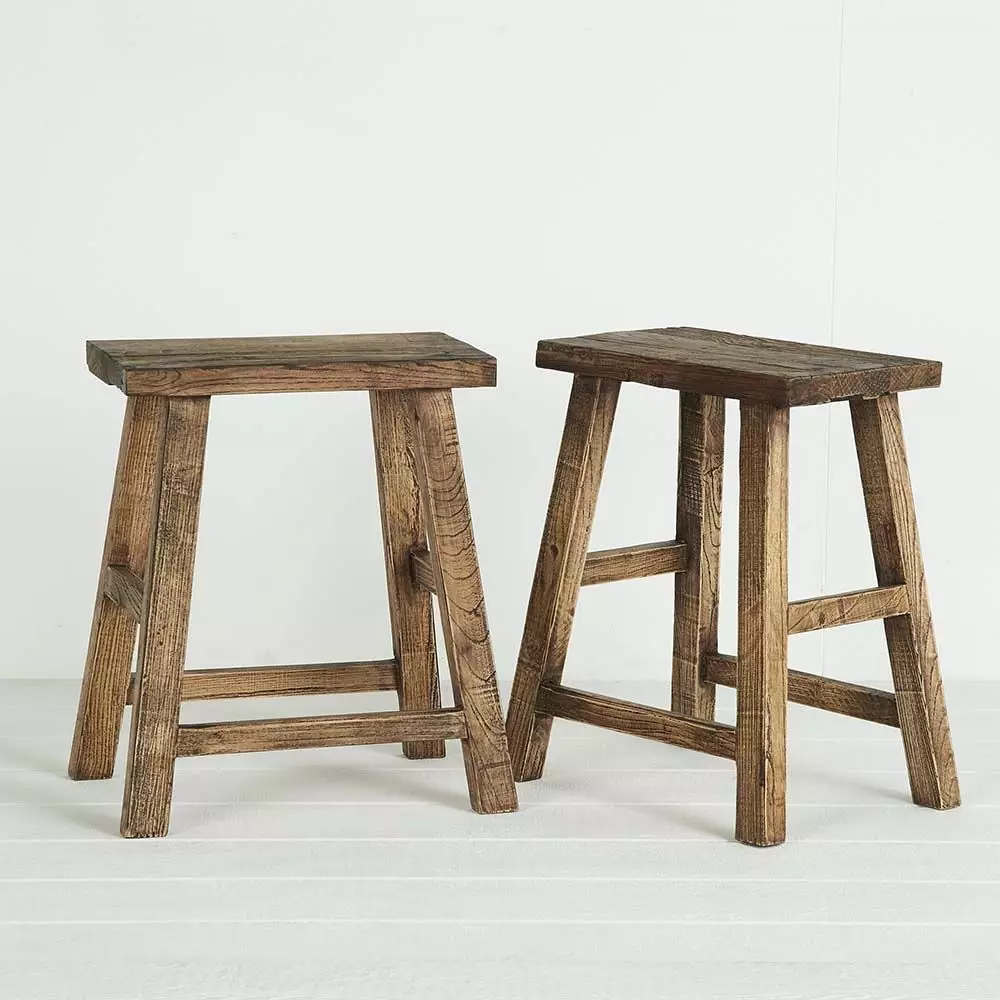 Elm Milking Stool 3 Elm Milking Stool