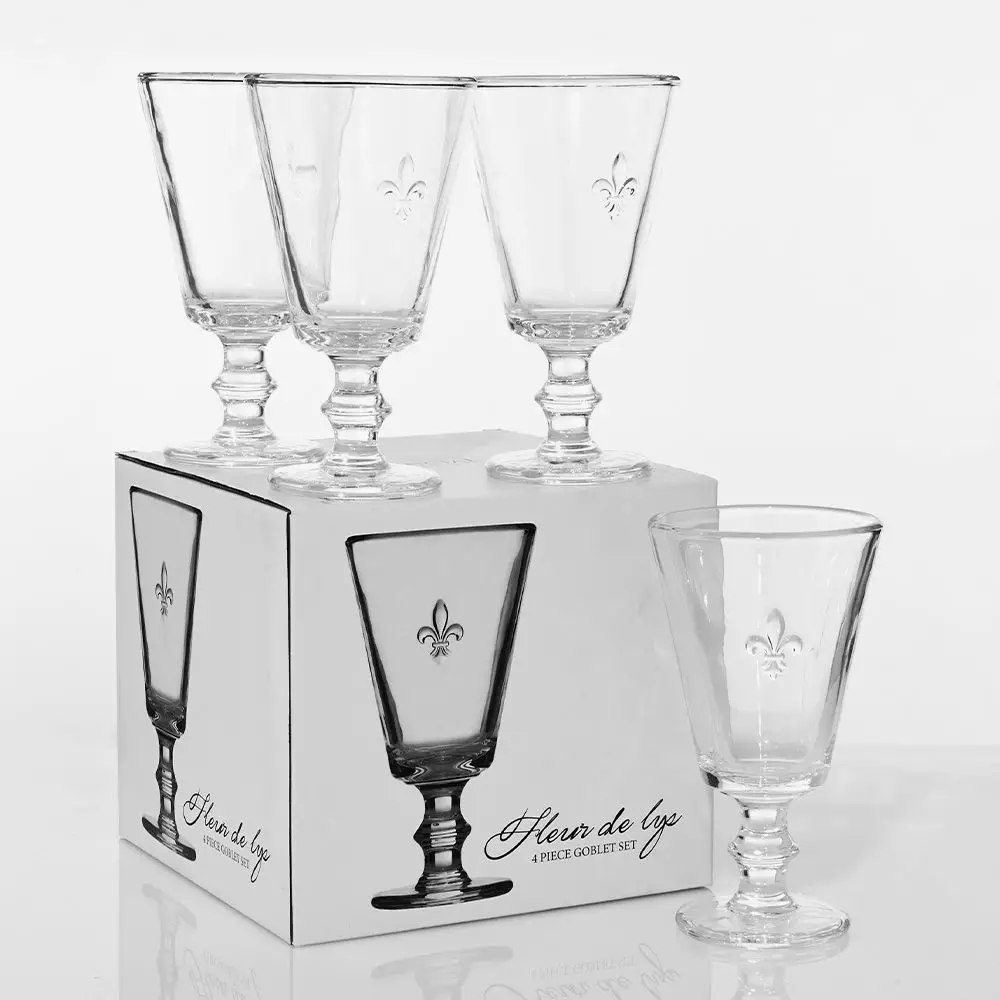 Fleur De Lys Goblet 4 Pack 5 Fleur De Lys Goblet 4 Pack - Image 3