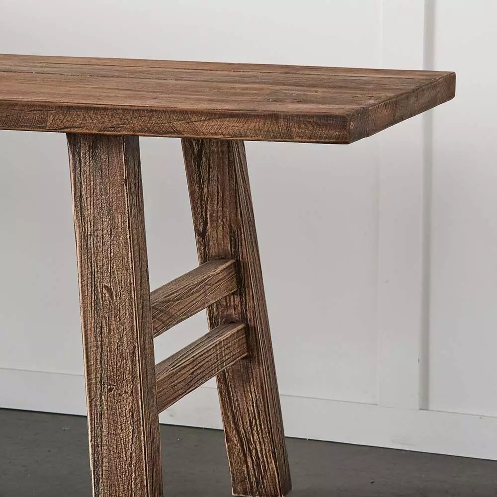 Rustic Elm Bench 9 Rustic Elm Bench - Image 7